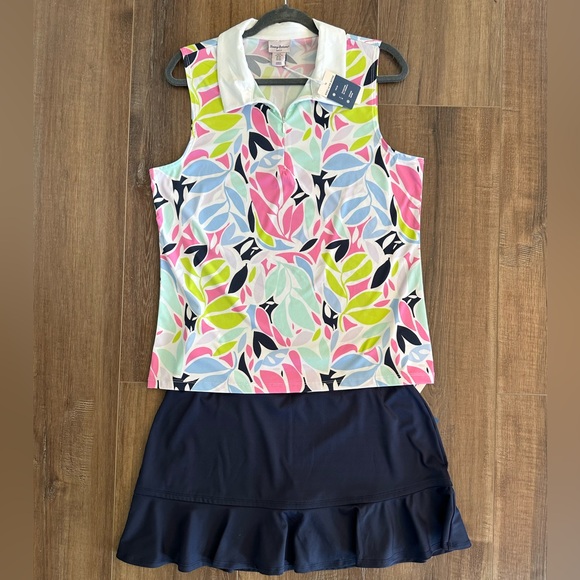 NWT Tommy Bahama Navy Golf Skort - Size L - Picture 7 of 7